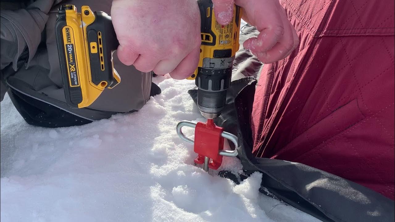 THUNDERBAY Ice Anchor Power Drill Adapter (Universal) YouTube