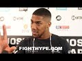 ANTHONY JOSHUA TELLS DEONTAY WILDER "GOOD STARTING POINT" FOR NEGOTIATIONS; HOW HE'D SPEND $500 MILL