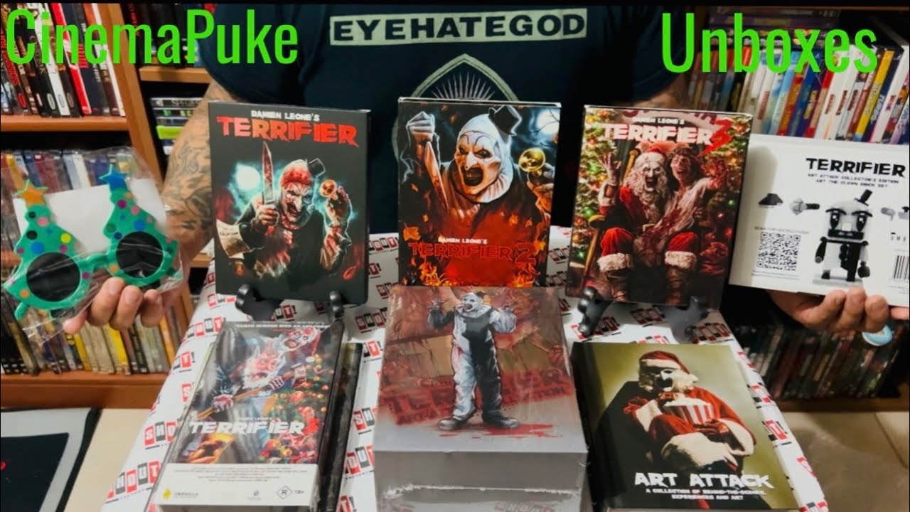 CinemaPuke Unboxes: ART ATTACK - Terrifier 4K Collector's Edition Boxset Umbrella Entertainment