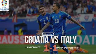 CROATIA vs ITALY | 1-1 | #euro2024 #football