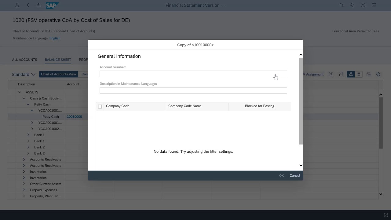 Sap S4 Hana Chart Of Accounts