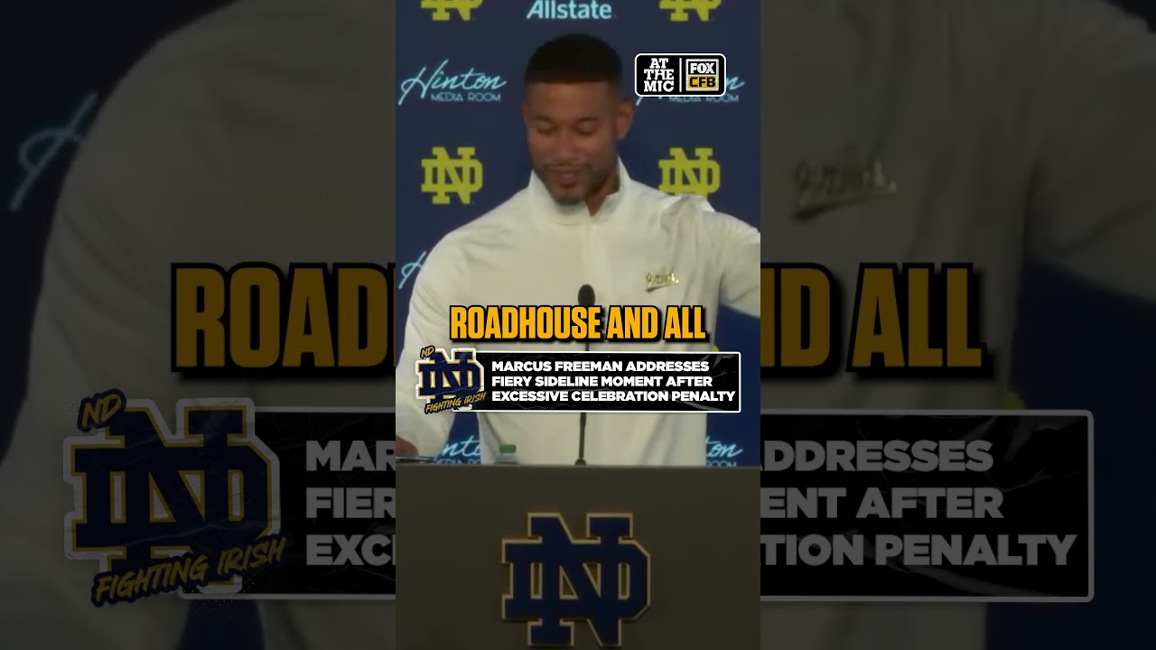 Marcus Freeman apologized for his outburst toward Notre Dame RB Aneyas Williams
