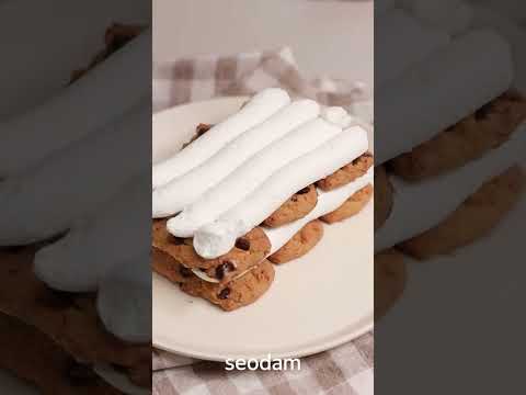 초간단 초코 생크림 케이크 만들기 #<strong>seodam</strong> #homecafe #shorts #homebaking