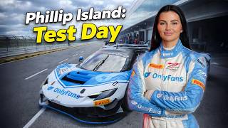 Phillip Island Test Day Rain, New Car 2026 Season Prep Renee Gracie