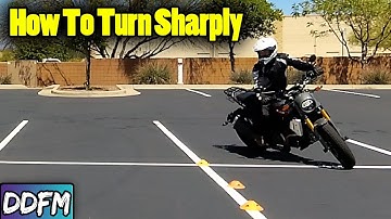 How To Turn ANY Motorcycle At A Slow Speed (Tight Turn From A Stop)