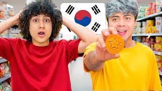 PROBANDO COMIDA COREANA RARA CON MI MEJOR AMIGO