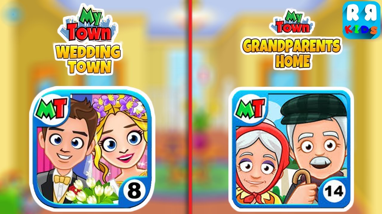 My Town Wedding Day and My Town Grandparents The Best