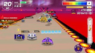 F-Zero 99 - Meteor Fire Field With Jump Powerup