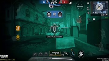 Call of Duty Mobile: Attack of the Undead (Night) mode | Crash Map gameplay