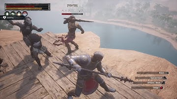 Conan Exiles - 40+ Thrall Base Raid final Kill