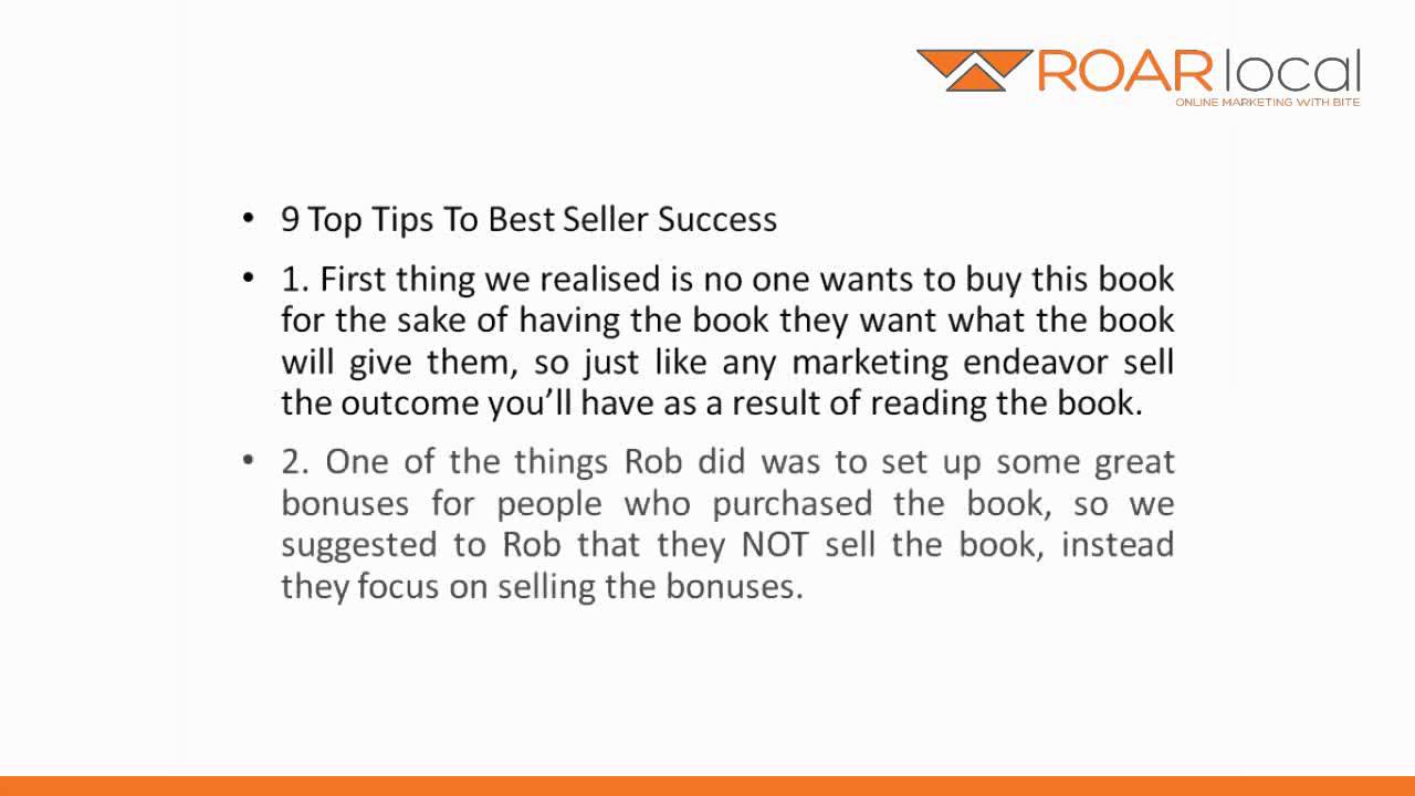 How To An Amazon Best Selling Author YouTube