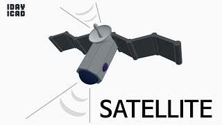 [1DAY_1CAD] SATELLITE (Tinkercad : Know-how / Style / Education) [STL & Printing Service]