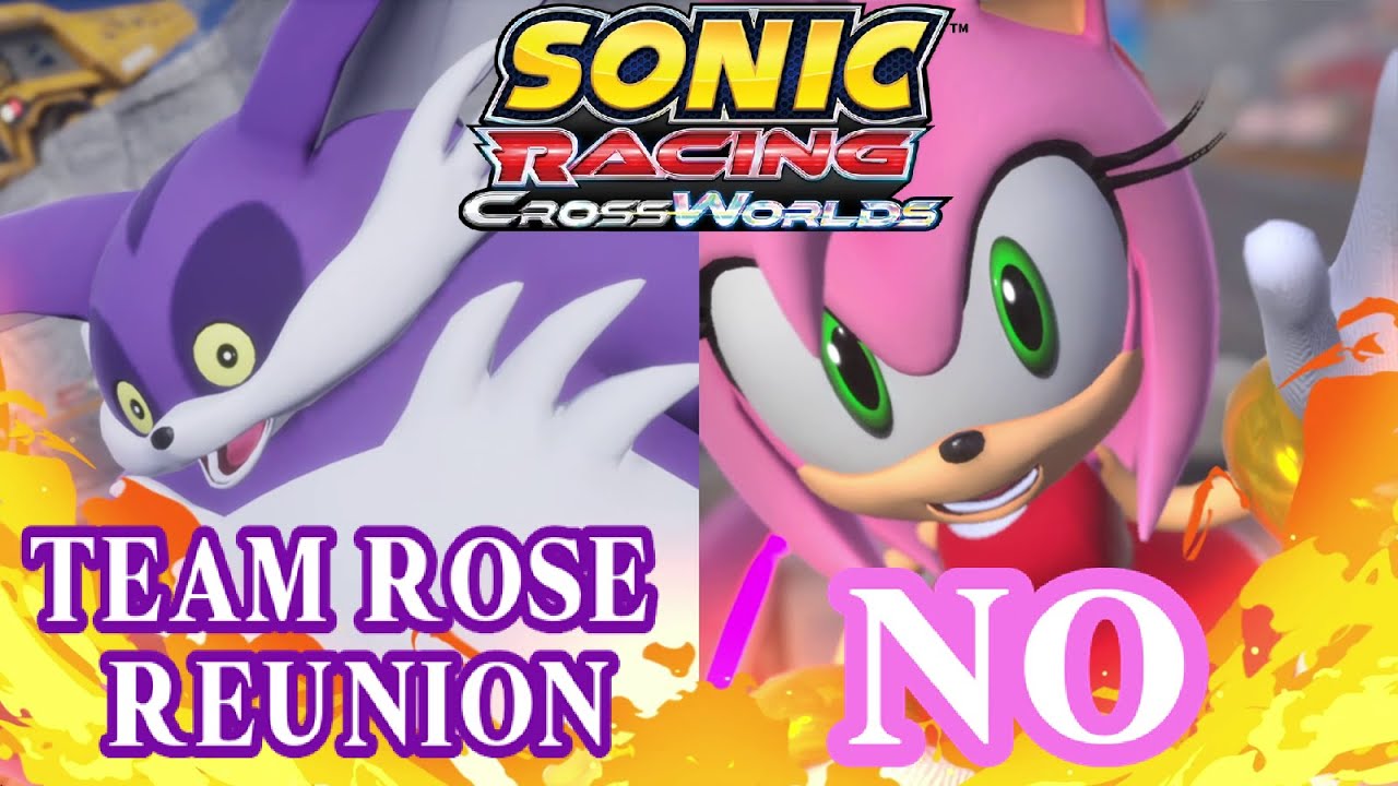 Sonic Racing: CrossWorlds All Amy Rival Interactions