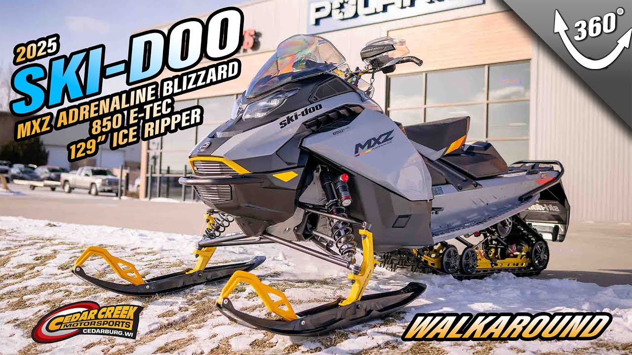 Walkaround | 2025 Ski-Doo MXZ® Adrenaline® with Blizzard® Package