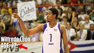 Wilfredo Leon When He Was 17 Years Old Monster Of The Vertical Jump Hd