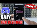 how to enable dark mode only for discord iphone 17?
