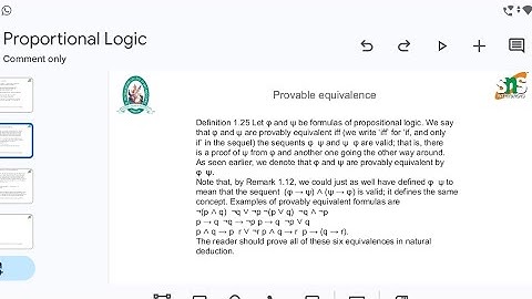 Proportional Logic|Ms.R.Vani|Asst.Prof|CS|Lecture Video Series 4