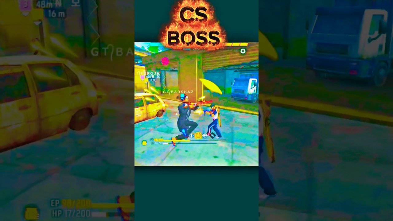 CS BOSS 1 VS 4 👑👑 GT BADSHA 