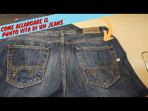 Come Allargare il Punto Vita di un Jeans 