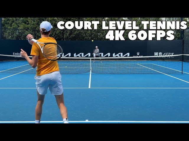 2024 Champion In The Making... | Jannik Sinner Court Level Practice 4K 60FPS class=