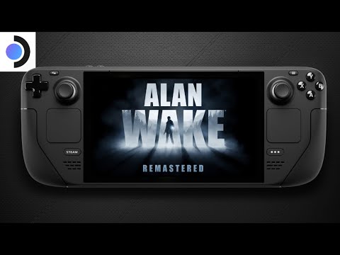 Alan Wake Remastered Steam Deck Handheld Gameplay 