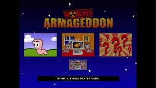 Worms Armageddon - Title Screen