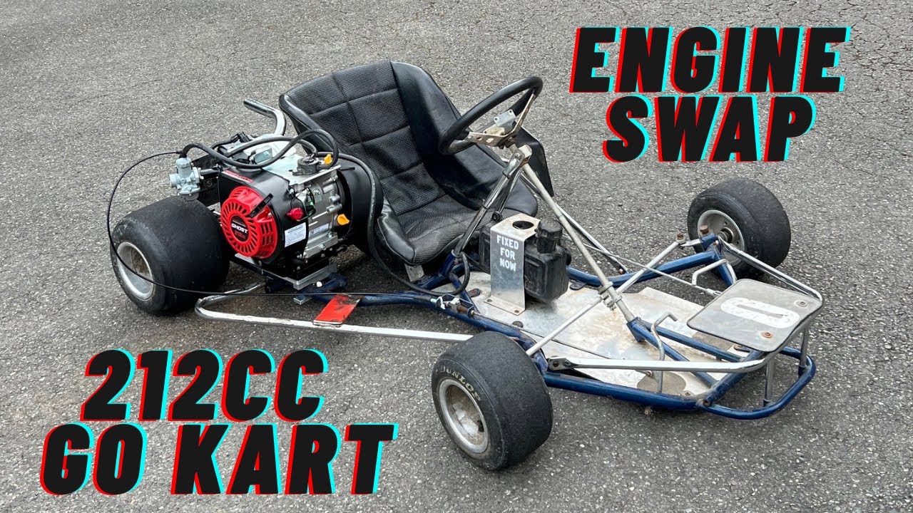 Замена двигателя на нашем картинге! Predator Ghost 212cc