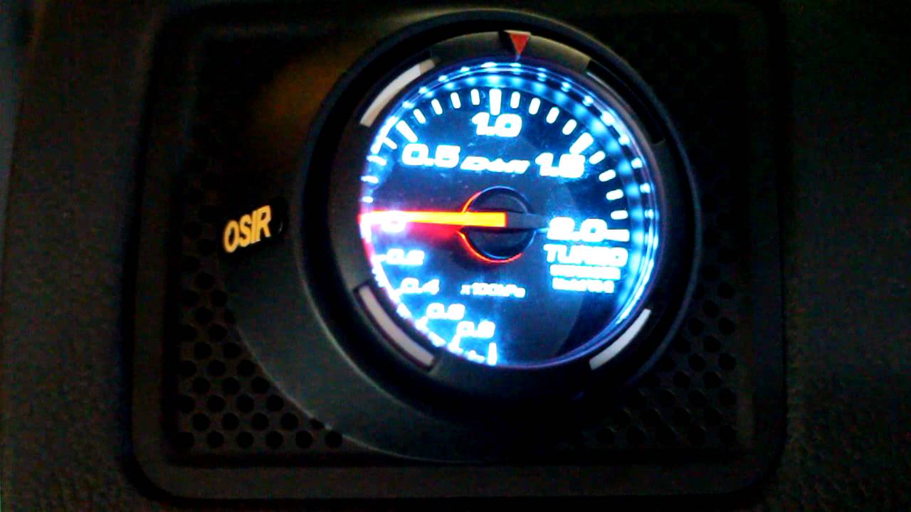 30inHg to 30PSI 52mm w// Blue LED DF06501 NEW Defi Racer Turbo Boost Gauge