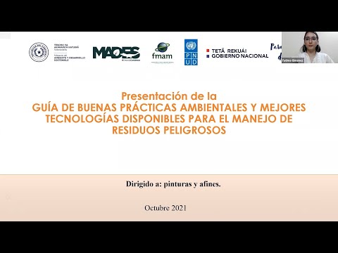 Guía de buenas prácticas ambientales y mejores tecnologías disponibles para el manejo de RP