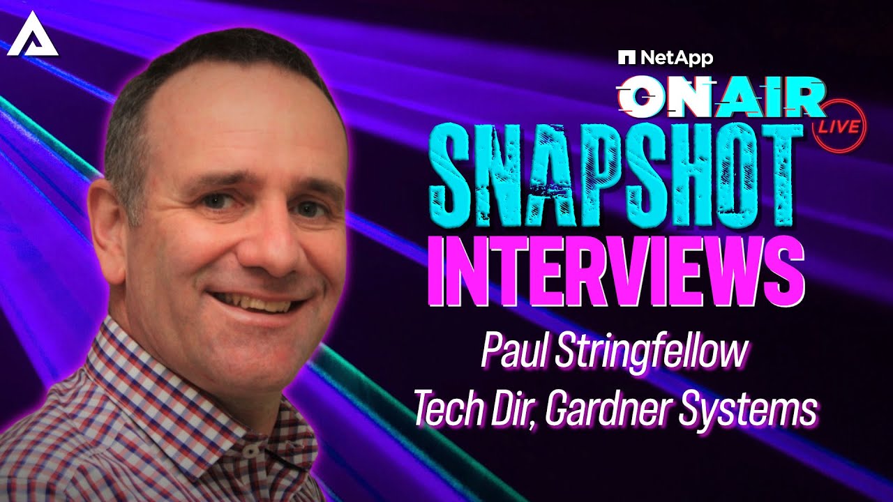 Paul Stringfellow @ INSIGHT 2024 | NetApp ONAIR SNAPSHOT
