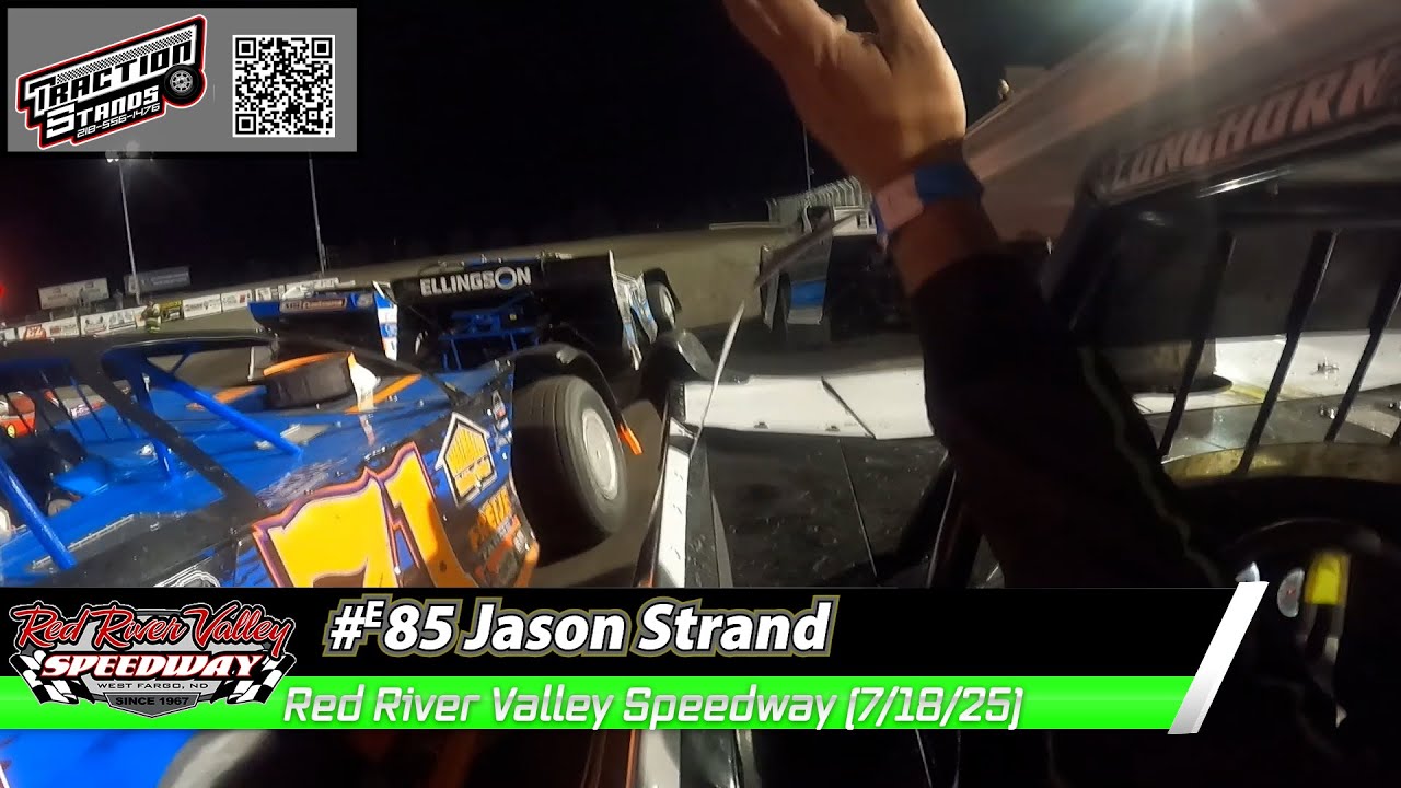 #E85 Jason Strand WISSOTA Late Model On-Board @ RRVS (7/18/25) - YouTube