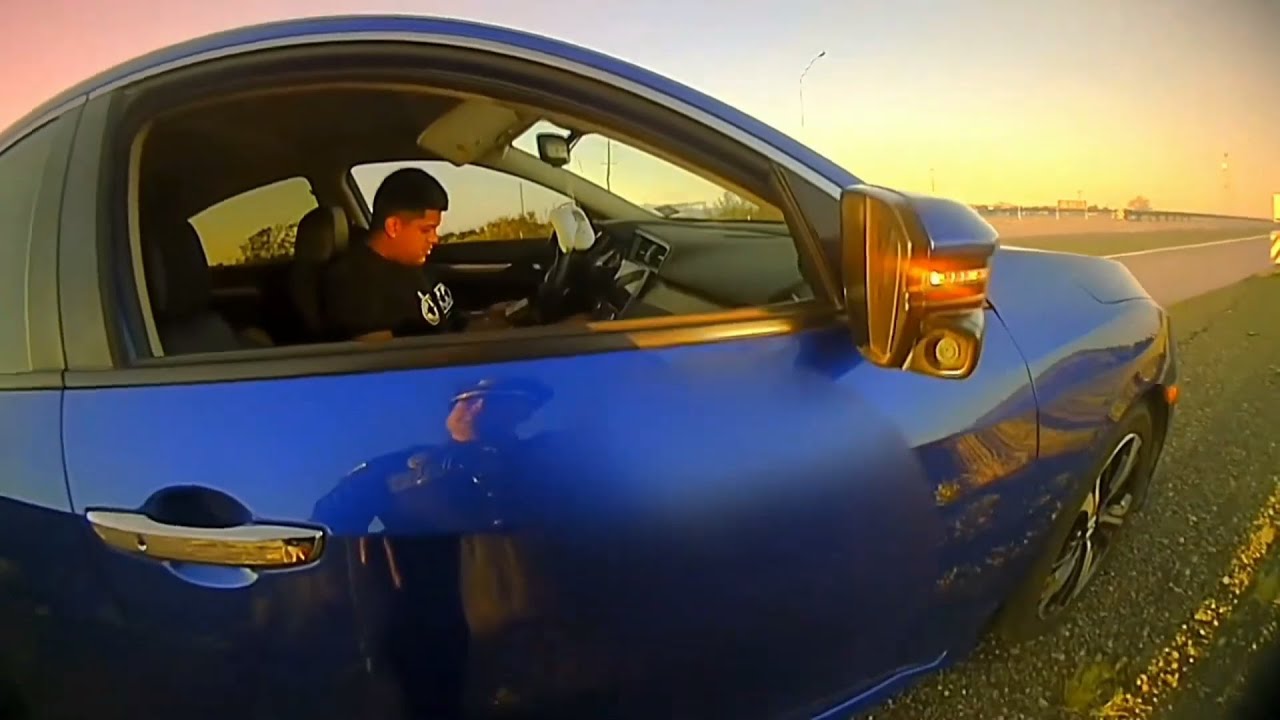 Driver Caught Speeding Nearly 20 MPH Over Limit - YouTube