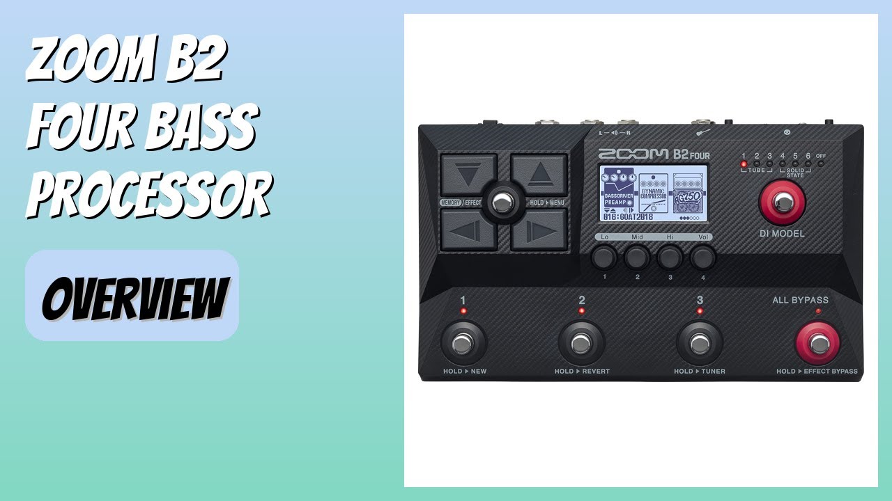 REVIEW (2025): Zoom B2 Four Bass Processor. Features - YouTube