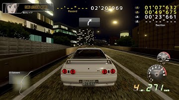 Wangan Midnight in Unity #2 | C1 Time Attack with light traffic