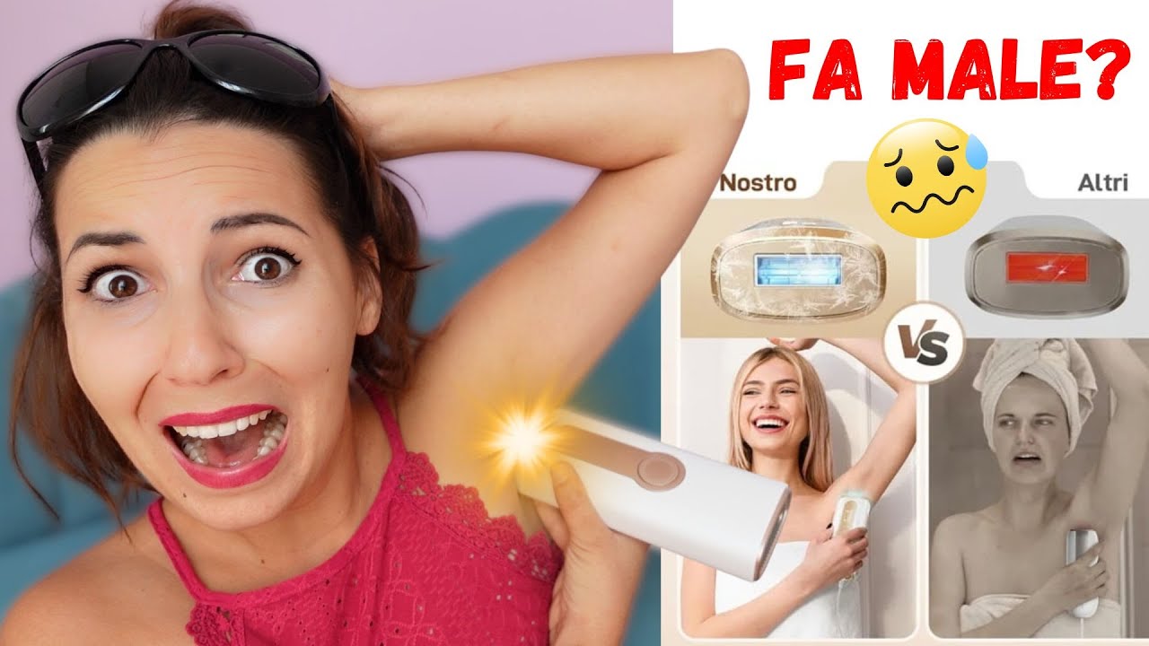 L'EPILATORE LASER FA MALE??* depilazione a luce pulsata zk magic*