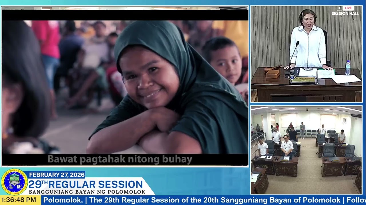 The 29th Regular Session of the 20th Sangguniang Bayan of Polomolok