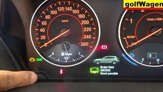 BMW1 F20 service time reset