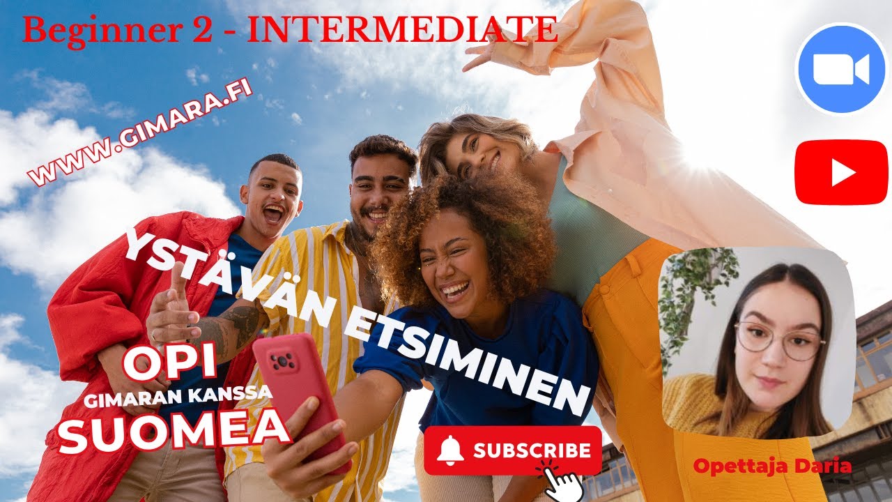 Unqe Opi suomea! Etsin ystävää (Beginner 2 - Intermediate) - YouTube