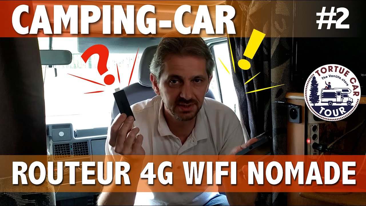 Avoir la WIFI 4G dans un Camping-car - Tortue car tour - YouTube
