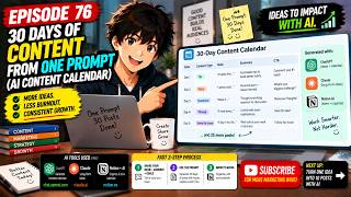 30 Days of Content from One Prompt (AI Content Calendar)