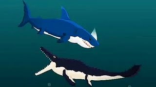 CAME vs SAW vs WON - hybrid arena megalodon vs morsa 💥 android gameplay screenshot 4