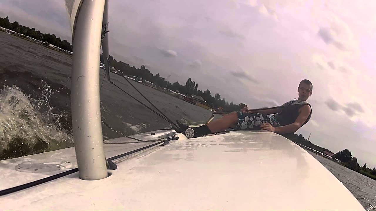 Laser sailing GoPro hero 2 - YouTube