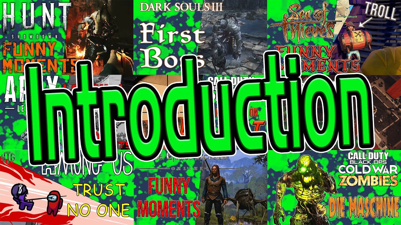 A Quick Introduction To My Channel | HunterThomasonGames - Comedy Gaming Videos With Lame Sex Jokes