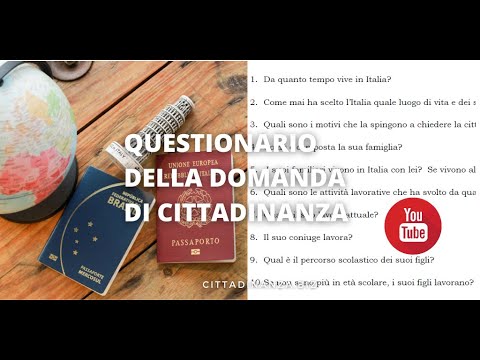 Video: Come Compilare Un Questionario Per L'ambasciata Italiana