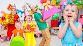 Five Kids Happy Birthday, Dasha! + more Children's Songs and Videos