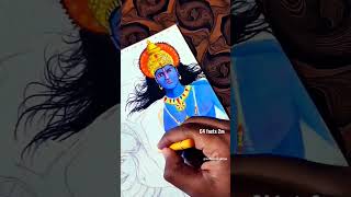 Devi Mohini, Bholenath Ji, Vishnu Ji Drawing