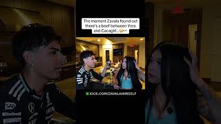 The moment Zavala found out there’s a beef between Yera and Cacagirl…😳👀