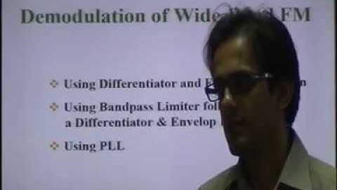 Comm. Systems Lecture # 22 Part A (FM demodulation using Frequency Discriminator) continued