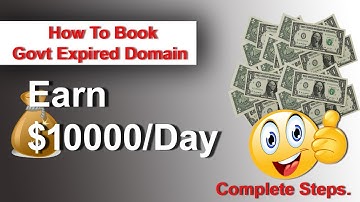 Book Your Favourite Govt Expired Domain | Earn $1000/Day | Rank Your Article on Google First Page