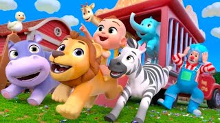 Old MacDonald Song with Safari Animals | Lalafun Nursery Rhymes &amp; Kids Songs